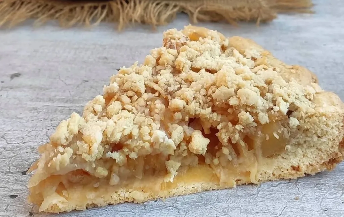 El crumble de manzana es una receta clásica. El crumble de manzana es una receta clásica.