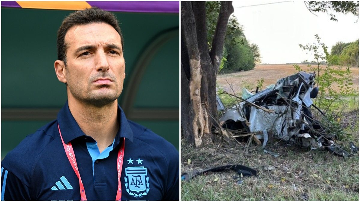 El entrenador de la Selección Argentina se tomó un minuto para enviar un saludo a dos familias destruidas por un accidente fatal en Pujato. 