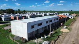 En San Justo, la Provincia retomó la construcción de nueve unidades de un plan nacional de 21 que habían quedado inconclusas tras la retirada del financiamiento.