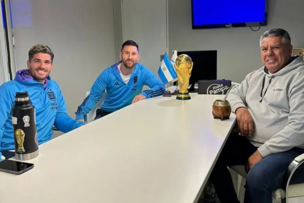 Claudio Tapia lo hizo de nuevo con Lionel Messi y Rodrigo De De Paul como invitados.