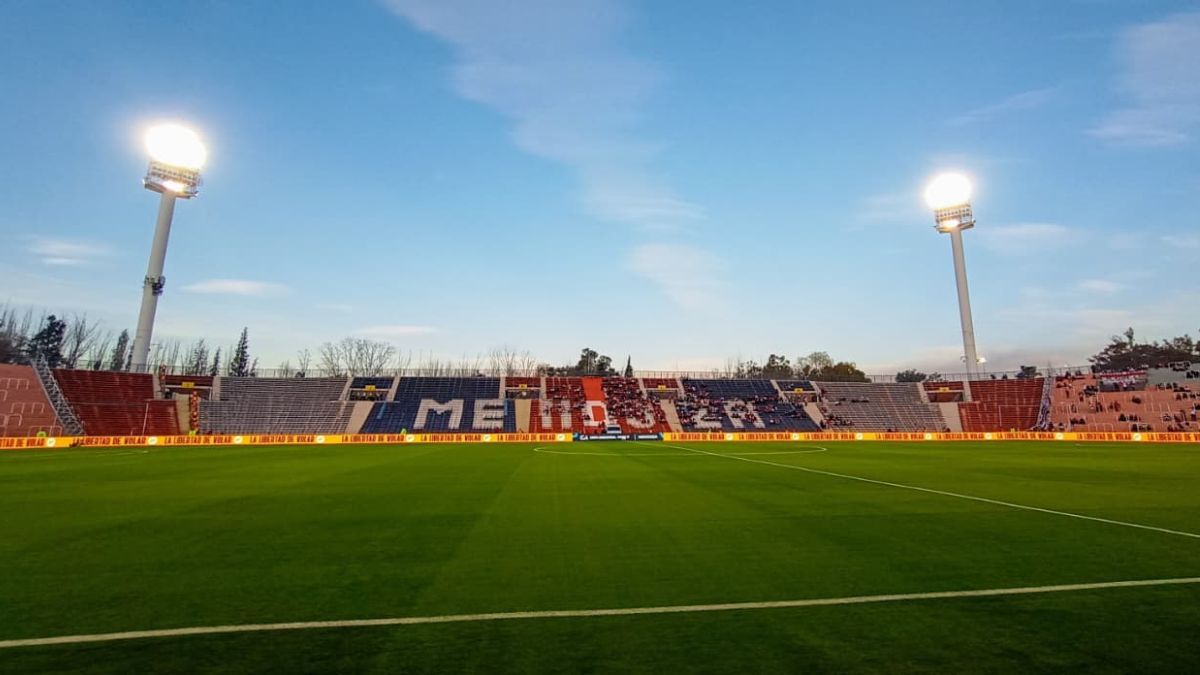 Así se encuentra el Malvinas Argentinas previo al partido entre Unión y River.
