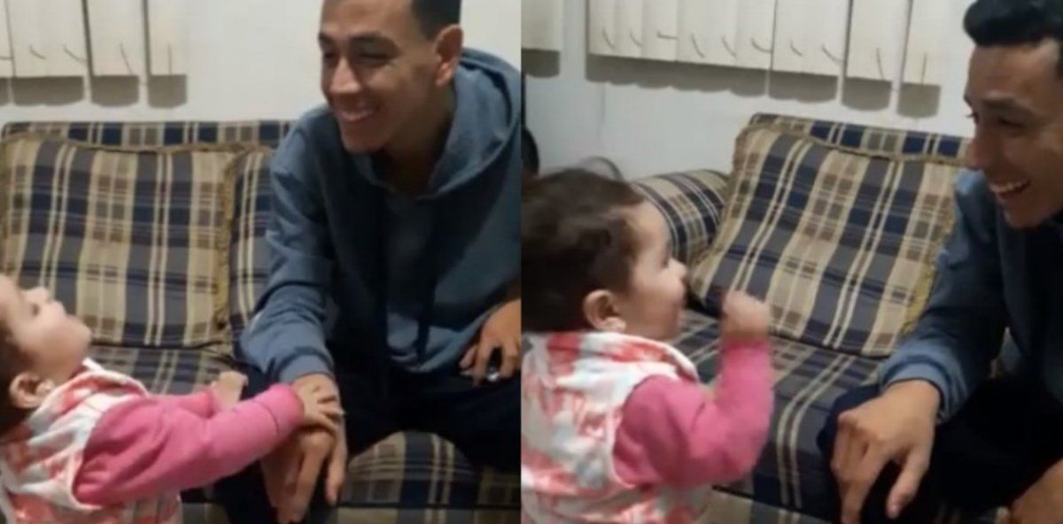La conmovedora conversación en lengua de señas entre una nena y su papá sordo