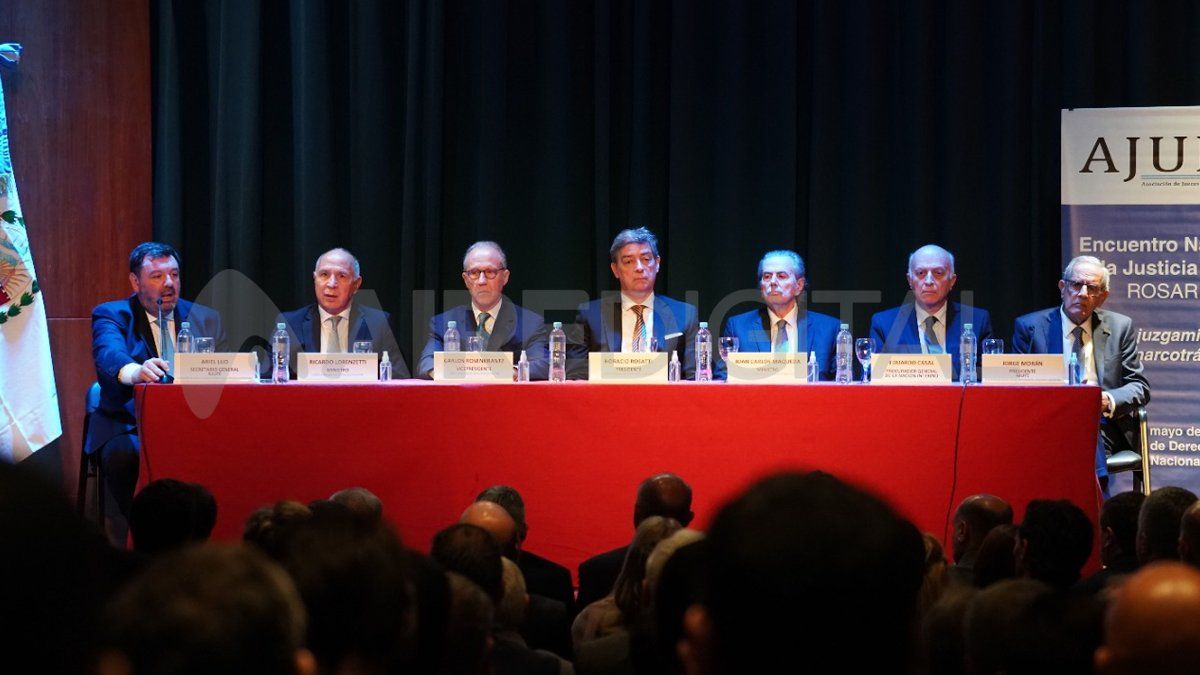 Los ministros de la Corte Suprema de la Nación se reunieron la semana pasada en Rosario.