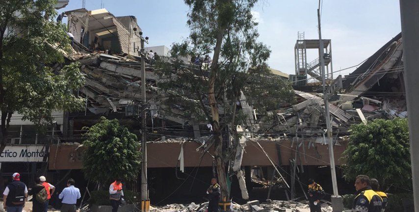 Otro fuerte terremoto sacudió México