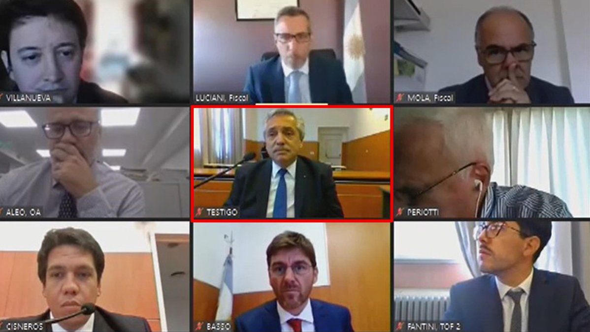 El presidente Alberto Fernández declaró como testigo en la causa que juzga presunta corrupción en la obra pública durante el gobierno de Cristina Fernández de Kirchner.