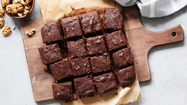 Brownies de cacao ricos y fáciles.&nbsp;
