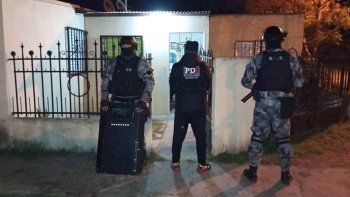 Para dar con el imputado se realizaron varios allanamientos en Recreo