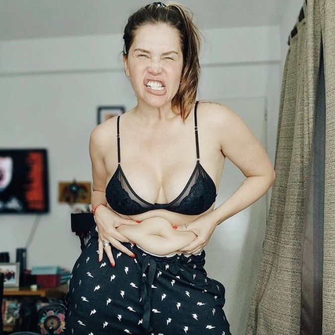 Nazarena Vélez se mostró tal cual es.