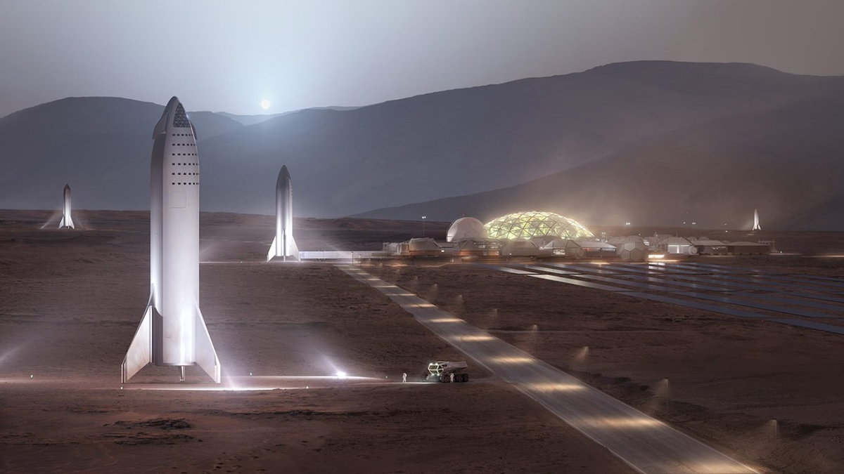 Elon Musk organiza el próximo lanzamiento del megacohete Starship a Marte. Elon Musk organiza el próximo lanzamiento del megacohete Starship a Marte.