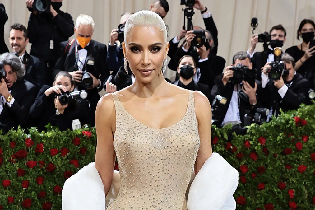 Kim Kardashian llevó el vestido de Marilyn Monroe a la Met Gala 2022