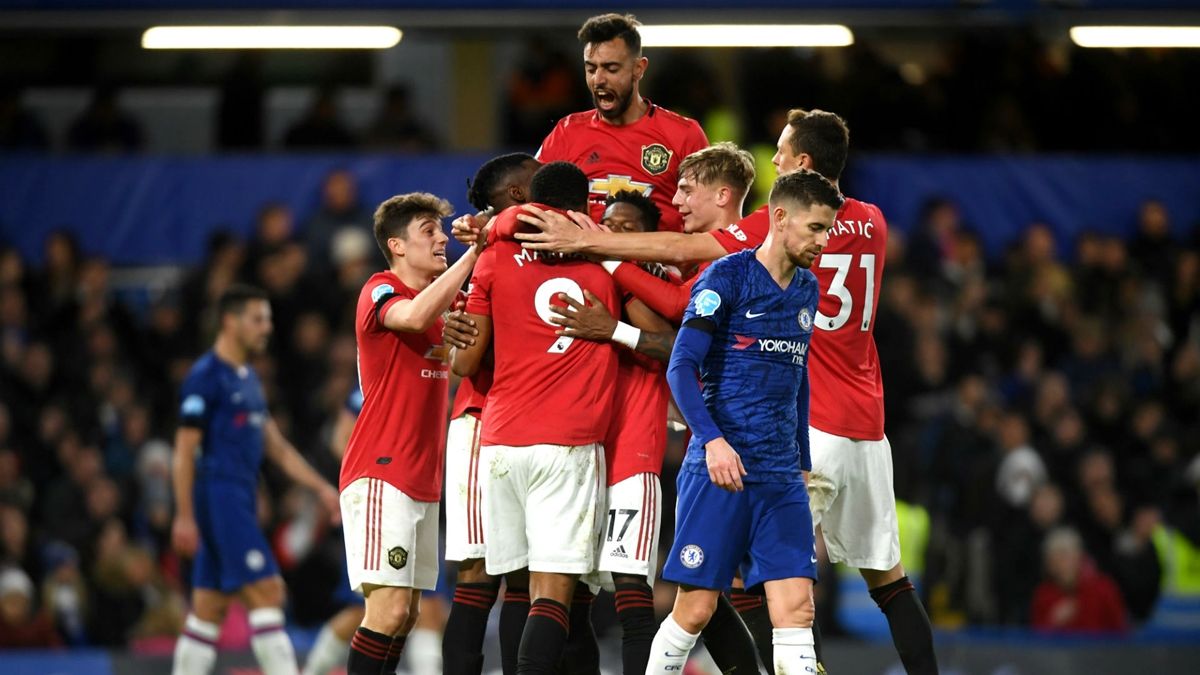 Manchester United venció de visitante a Chelsea