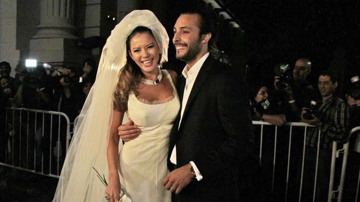 Karina Jelinek se cas&oacute; con Leonardo Fari&ntilde;a en 2011.
