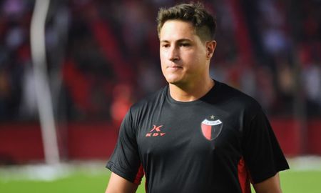 Ezequiel Medrán, DT de Colón. Ezequiel Medrán, DT de Colón.