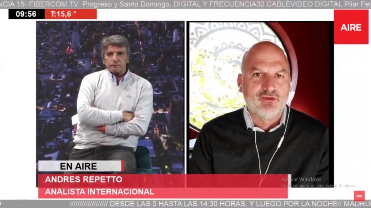 Andrés Repetto en Aire de Santa fe