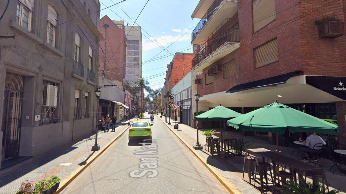 El hecho ocurrió este sábado al mediodía en inmediaciones de San Martín al 1800