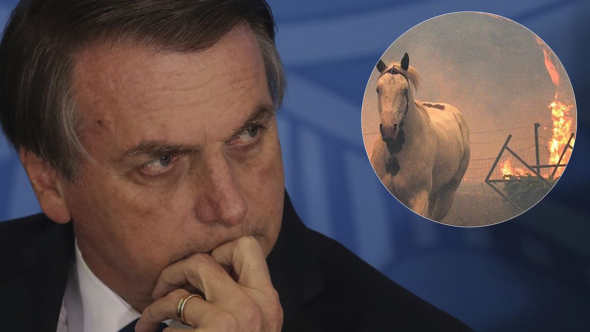 Bolsonaro preguntó por Greta Thunberg y Macron, tras los incendios en Australia