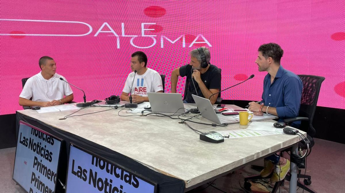 Jerónimo Domina visitó los estudios de AIRE