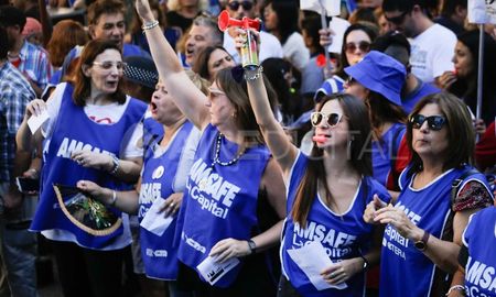 Amsafé convocó a un paro docente para este miércoles en Santa Fe. Amsafé convocó a un paro docente para este miércoles en Santa Fe.