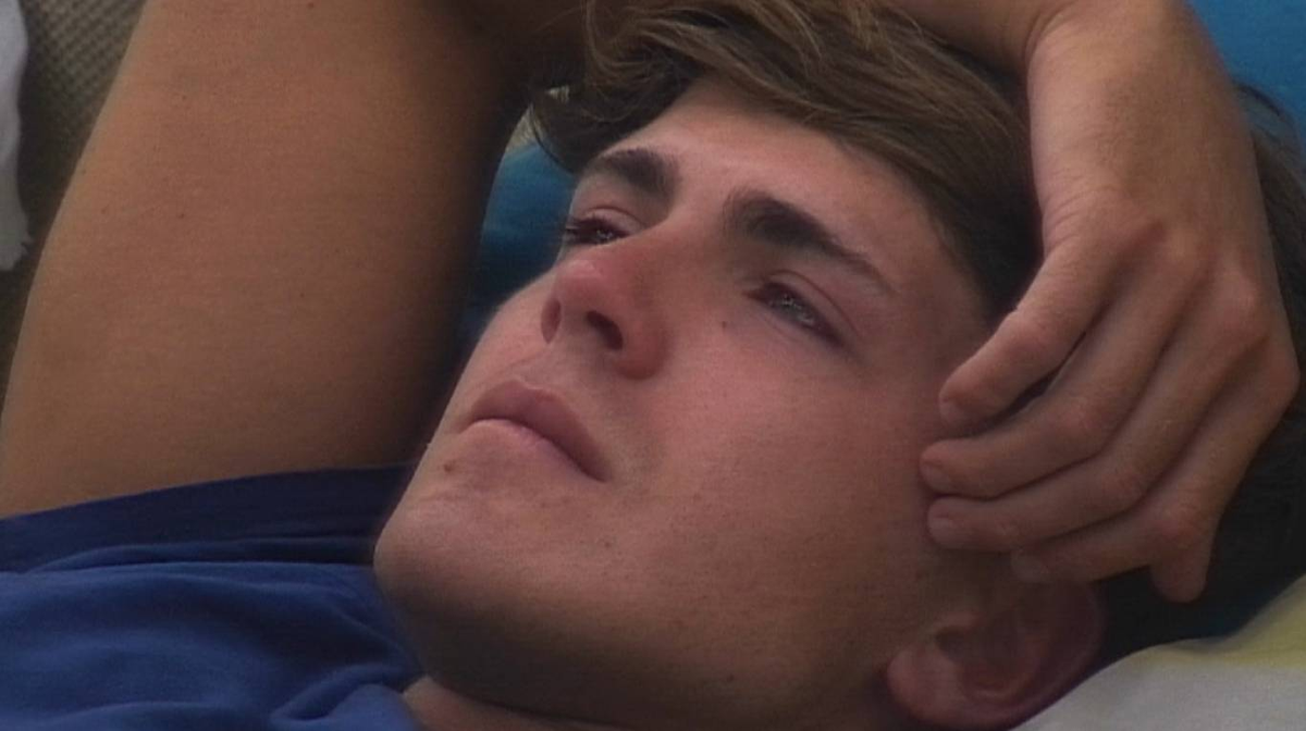 Marcos Ginocchio, conmovido en la recta final de Gran Hermano.