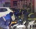 El accidente ocurrió sobre avenida Facundo Zuviría al 3600, de Santa Fe. El accidente ocurrió sobre avenida Facundo Zuviría al 3600, de Santa Fe.