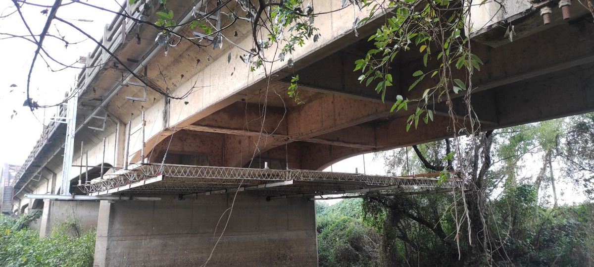 Puente Carretero Santa Fe- Santo Tomé. Puente Carretero Santa Fe- Santo Tomé.