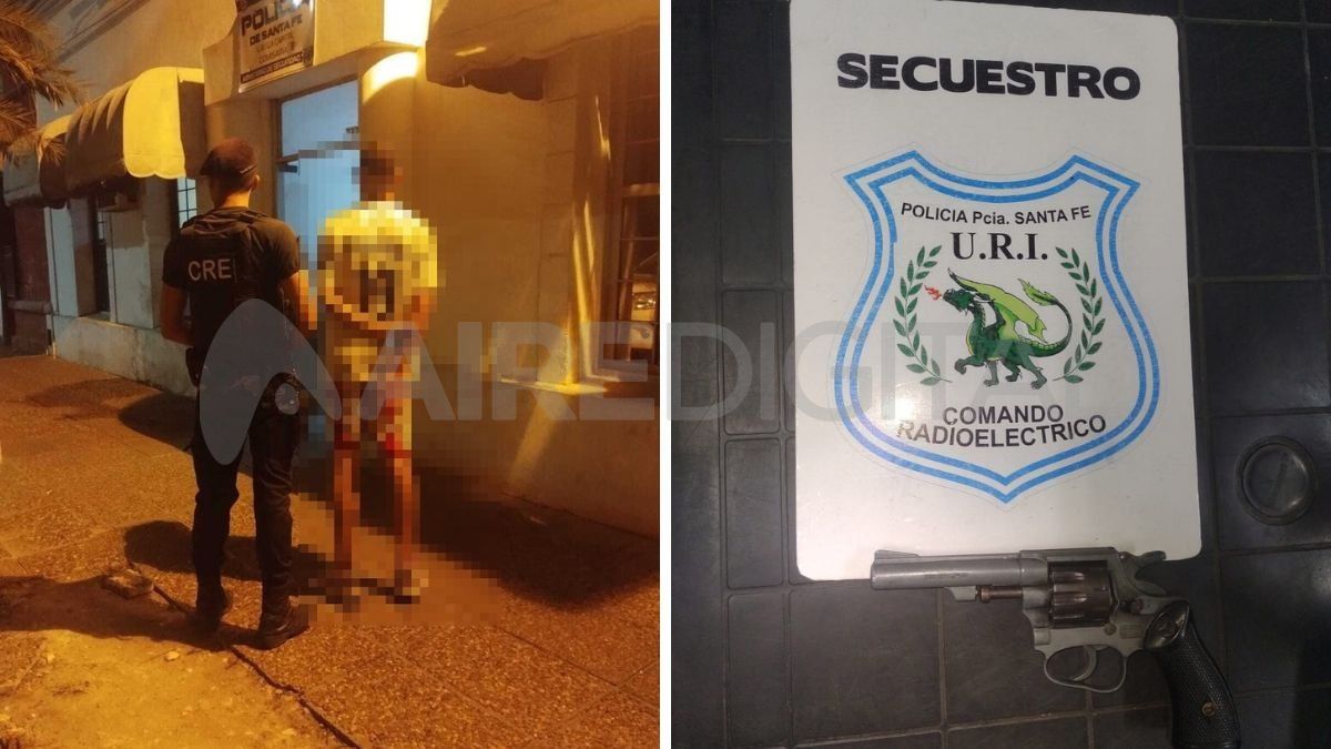 Ciudad de Santa Fe: un menor de edad armado intentó robar una moto, se escapó por los techos y lo detuvieron en una terraza