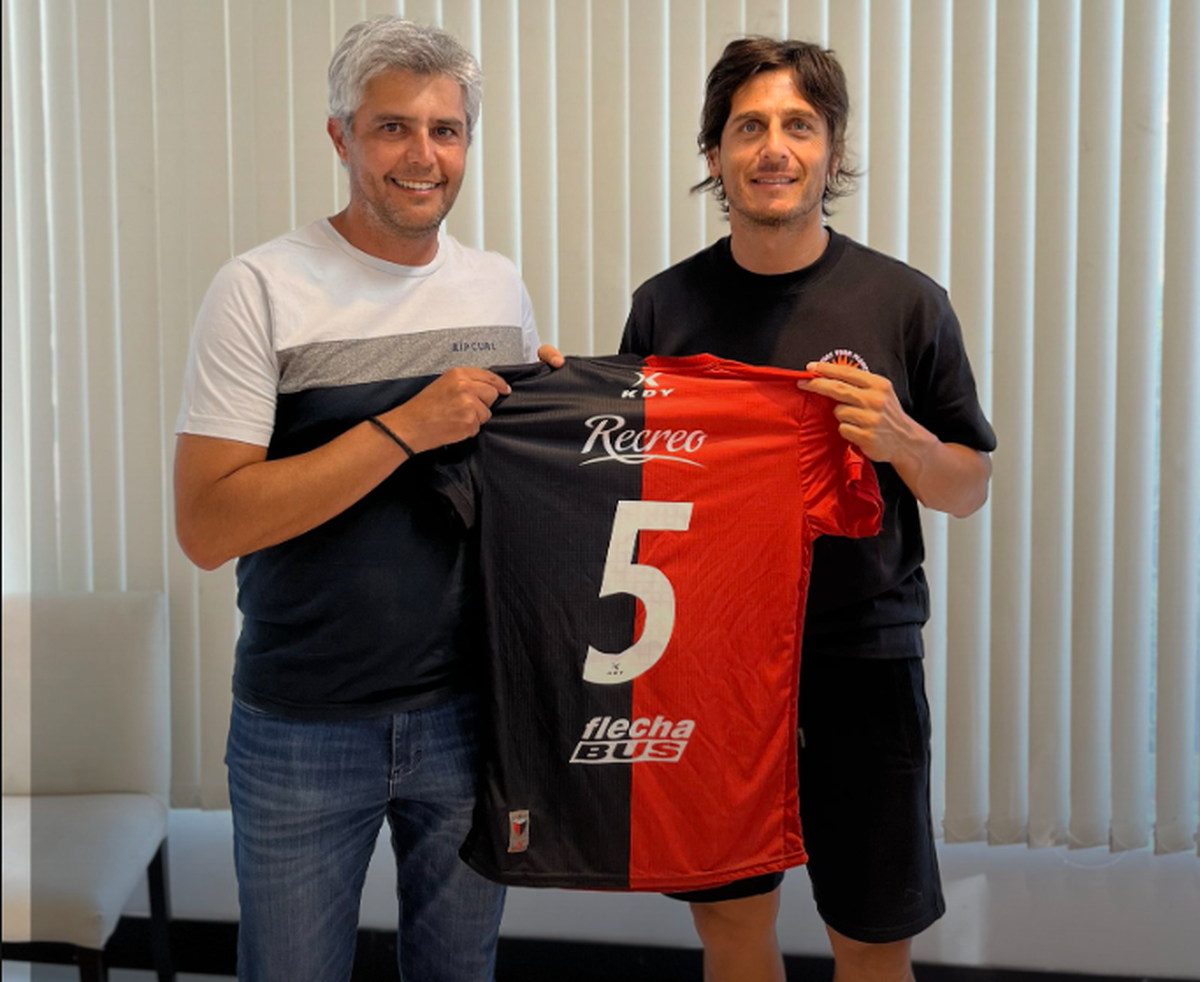 Sebastián Prediger el día que fue anunciado por Colón. Sebastián Prediger el día que fue anunciado por Colón.