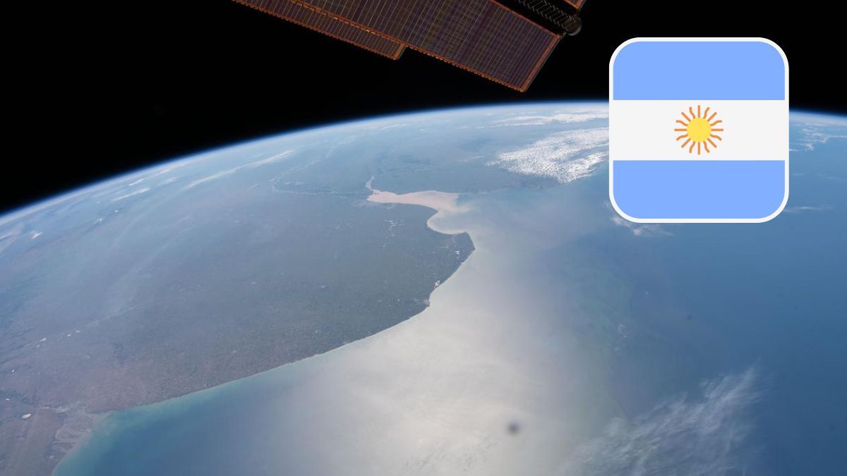 Argentina tiene postales espectaculares tomadas desde el espacio.