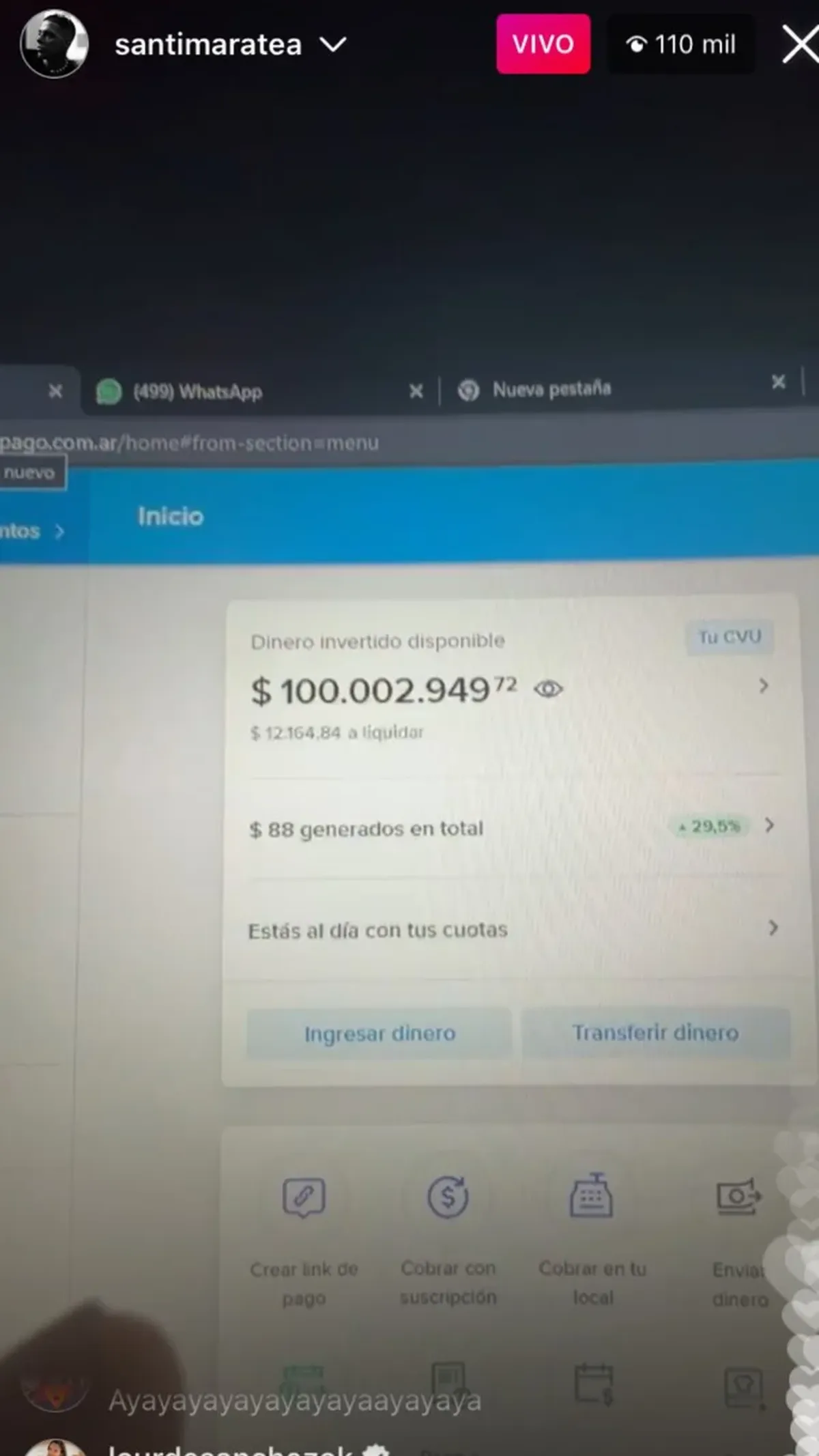 Santi Maratea recaud&oacute; m&aacute;s de 100 millones de pesos para combatir los incendios en Corrientes, en menos de 24 horas.