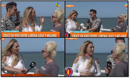 la bailarina lorena liggi y melanie, amiga de carmen barbieri casi se van a las manos durante un movil la bailarina lorena liggi y melanie, amiga de carmen barbieri casi se van a las manos durante un movil