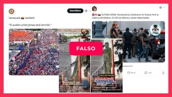 Los videos y las imágenes falsas que se viralizaron en redes tras la detención de Maduro