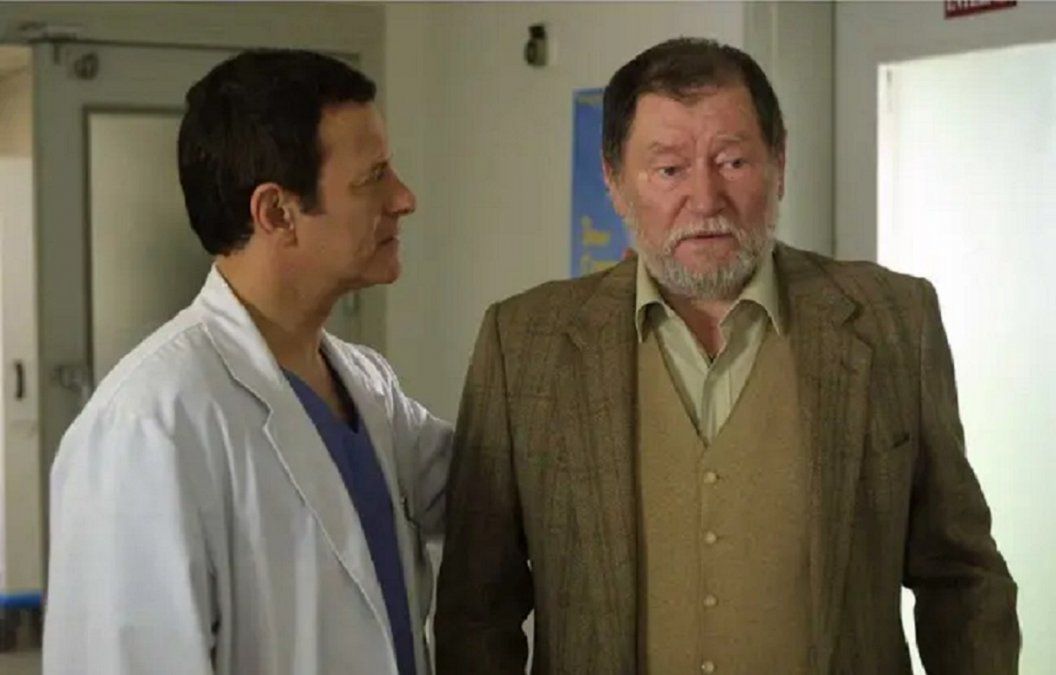 Francis Huster (izquierda) y Maurice Barrier (derecha) &ndash;&nbsp;T.F.1-ROCA / SIPA