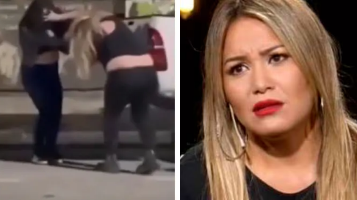 Piñas, patadas y tiradas de pelo, así fue la brutal pelea entre mujeres tras un show de Karina La Princesita en Bariloche