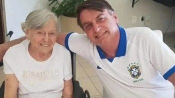 Murió Olinda Bolsonaro, madre del presidente de Brasil, a los 94 años