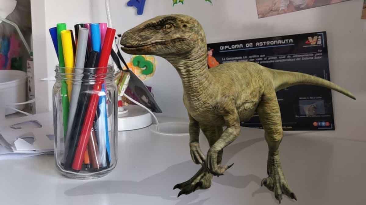 C&oacute;mo jugar con los dinosaurios de realidad aumentada de Google
