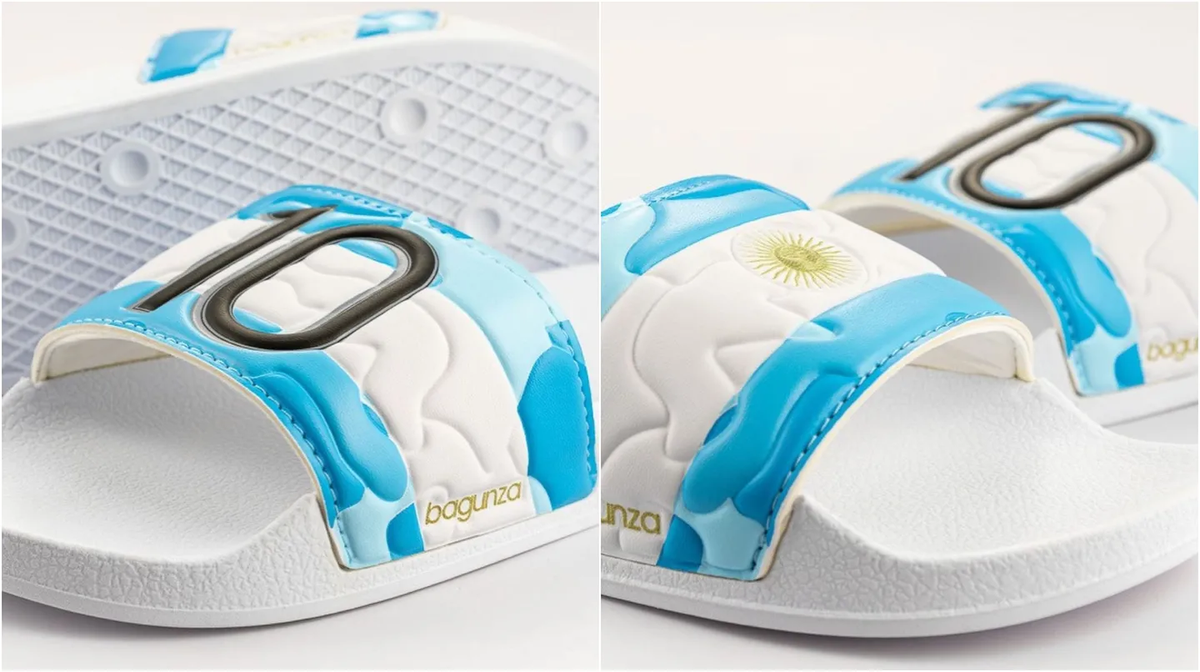 La emotiva historia de las ojotas que usa Lionel Messi.