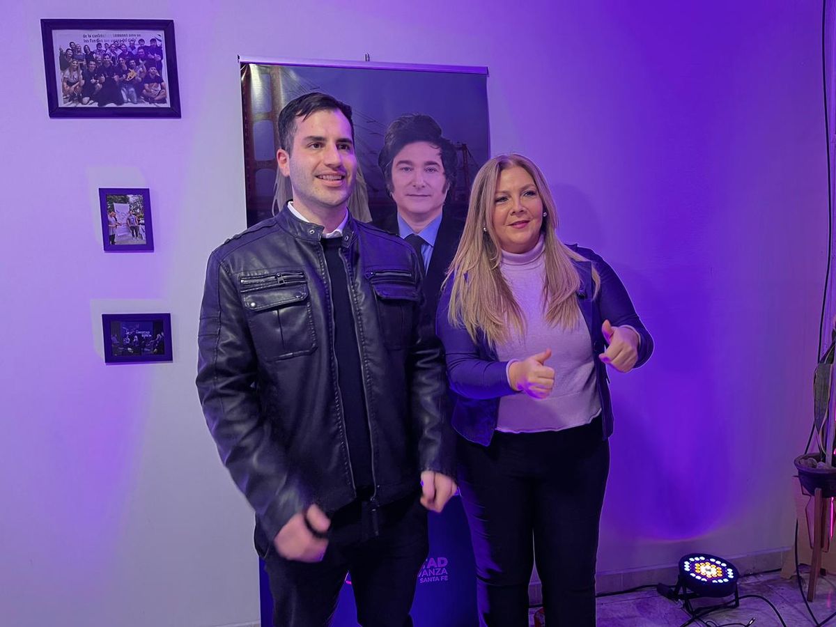 Ana Cantiani y Pablo Mussio, nuevos concejales de La Libertad Avanza. Ana Cantiani y Pablo Mussio, nuevos concejales de La Libertad Avanza.