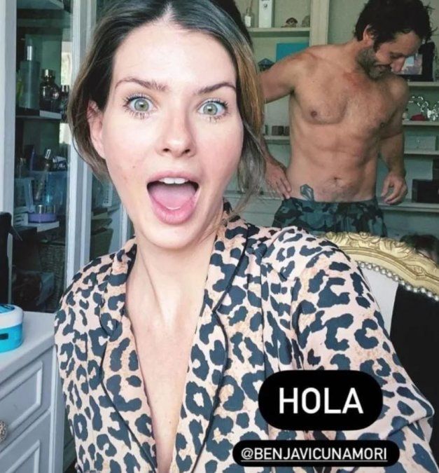 La China Suárez escrachó a Vicuña en las redes.