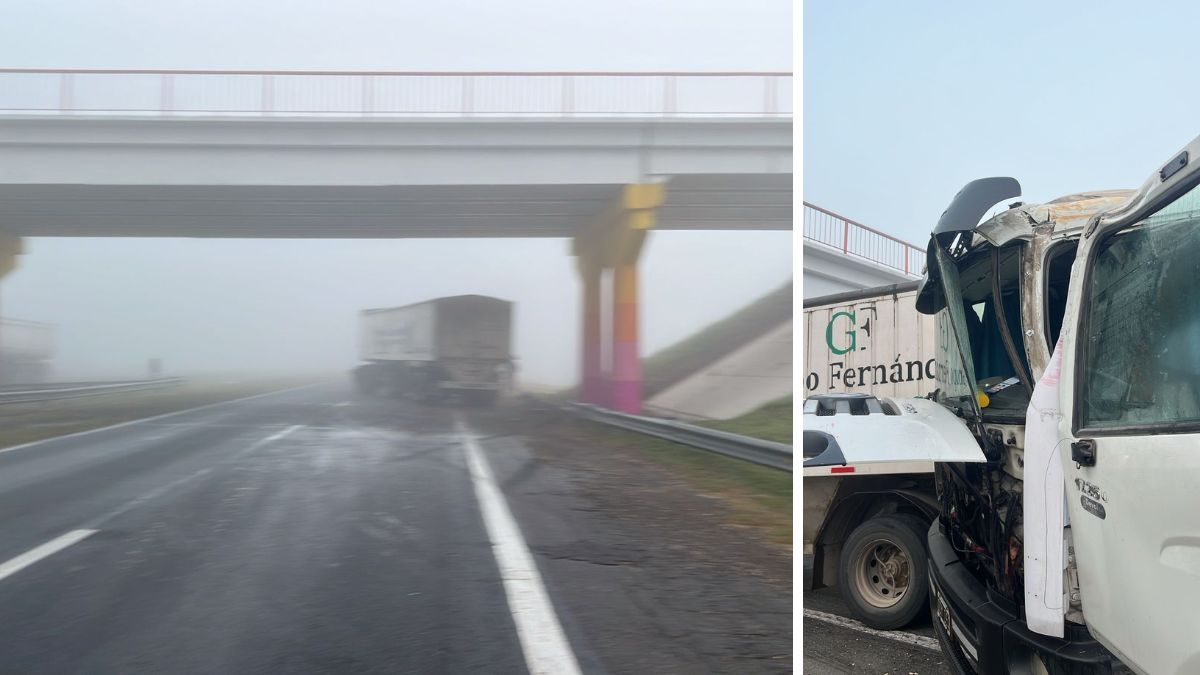 El accidente ocurrió a la altura de Barrancas. El conductor sufrió lesiones leves y el tránsito quedó parcialmente interrumpido.