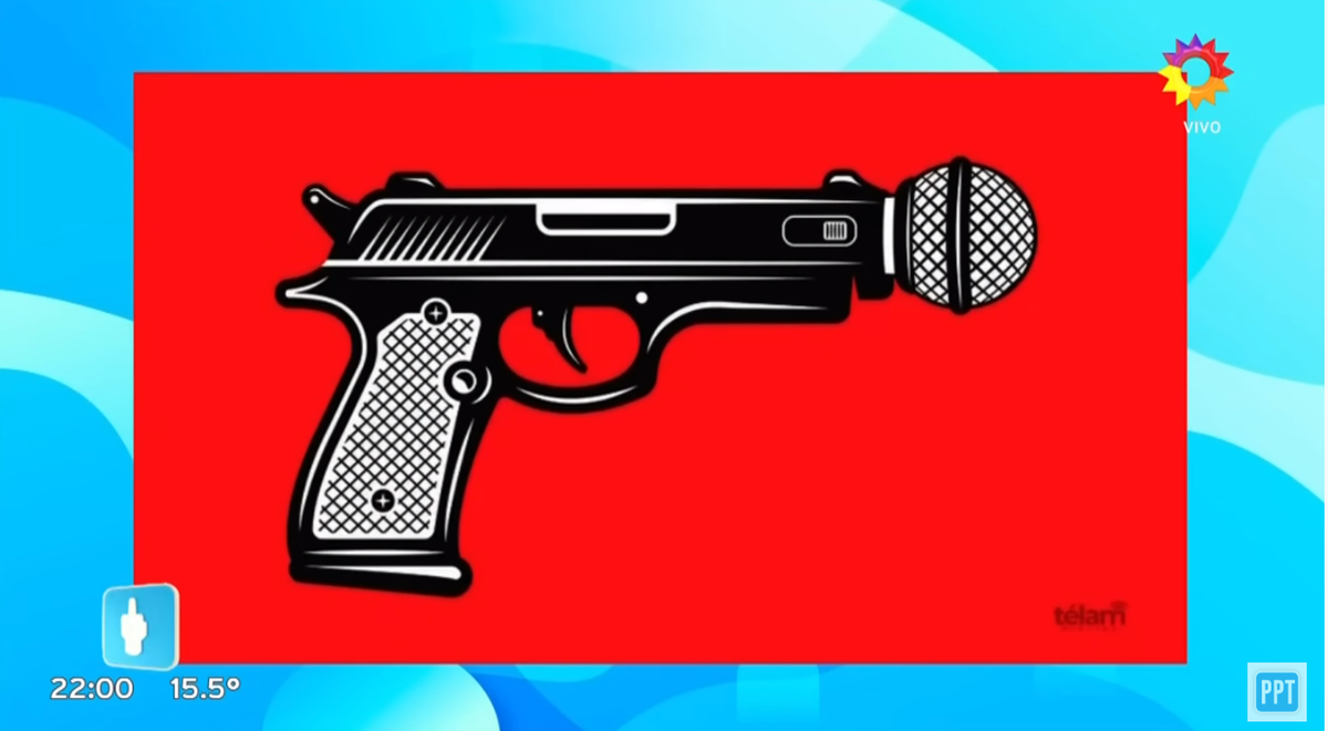 Imagen que difundió Télam.