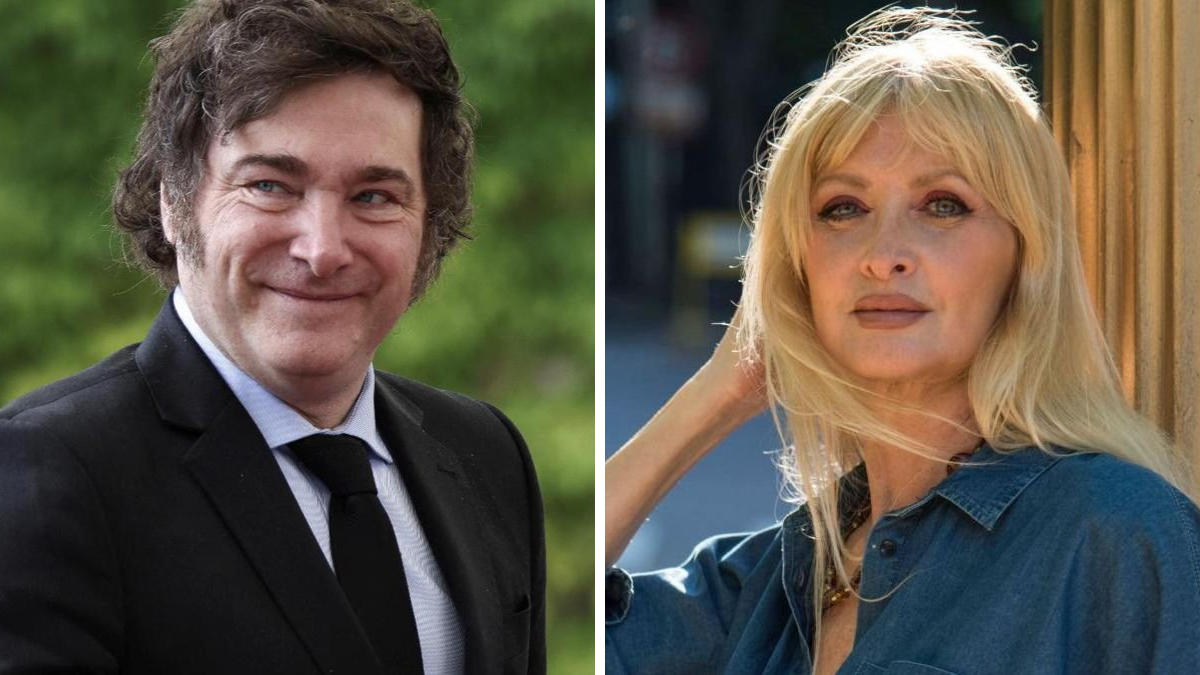 ¡Romance confirmado!: Javier Milei y Yuyito González se dieron un beso en público en el Palacio Libertad