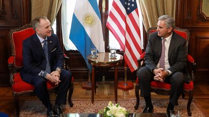 Peter Lamelas entregó las cartas credenciales y asumió como embajador de Estados Unidos en Argentina