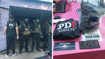 Tres detenidos tras una serie de allanamientos en Santa Fe y Sauce Viejo: secuestraron armas, droga y una moto