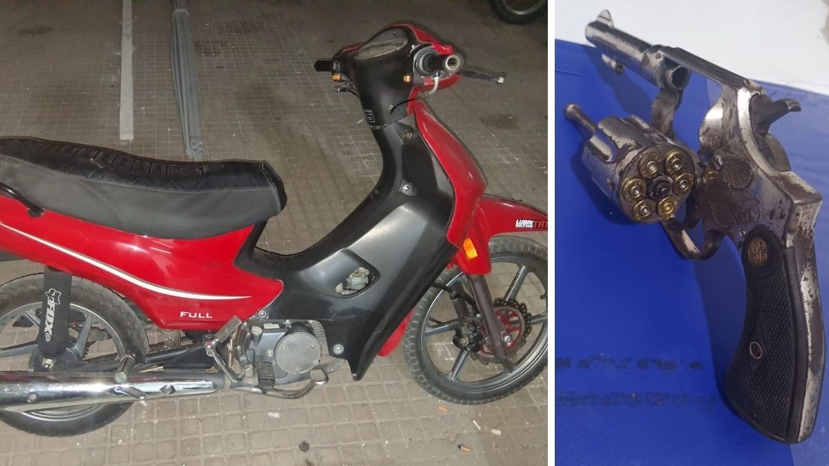 Secuestraron una moto y un arma tras un tiroteo en barrio Centenario