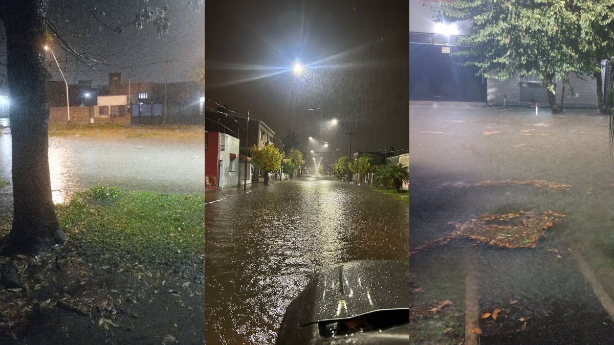 Las impactantes imágenes que dejó el temporal en Santa Fe