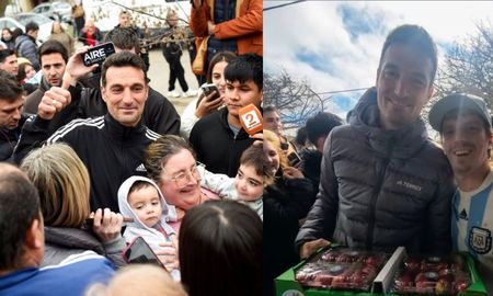 Los curiosos regalos que recibió Lionel Scaloni en Pujato tras la final del Mundial 2026. Los curiosos regalos que recibió Lionel Scaloni en Pujato tras la final del Mundial 2026.