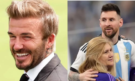 El inesperado encuentro entre David Beckham y la mamá de Lionel Messi. El inesperado encuentro entre David Beckham y la mamá de Lionel Messi.