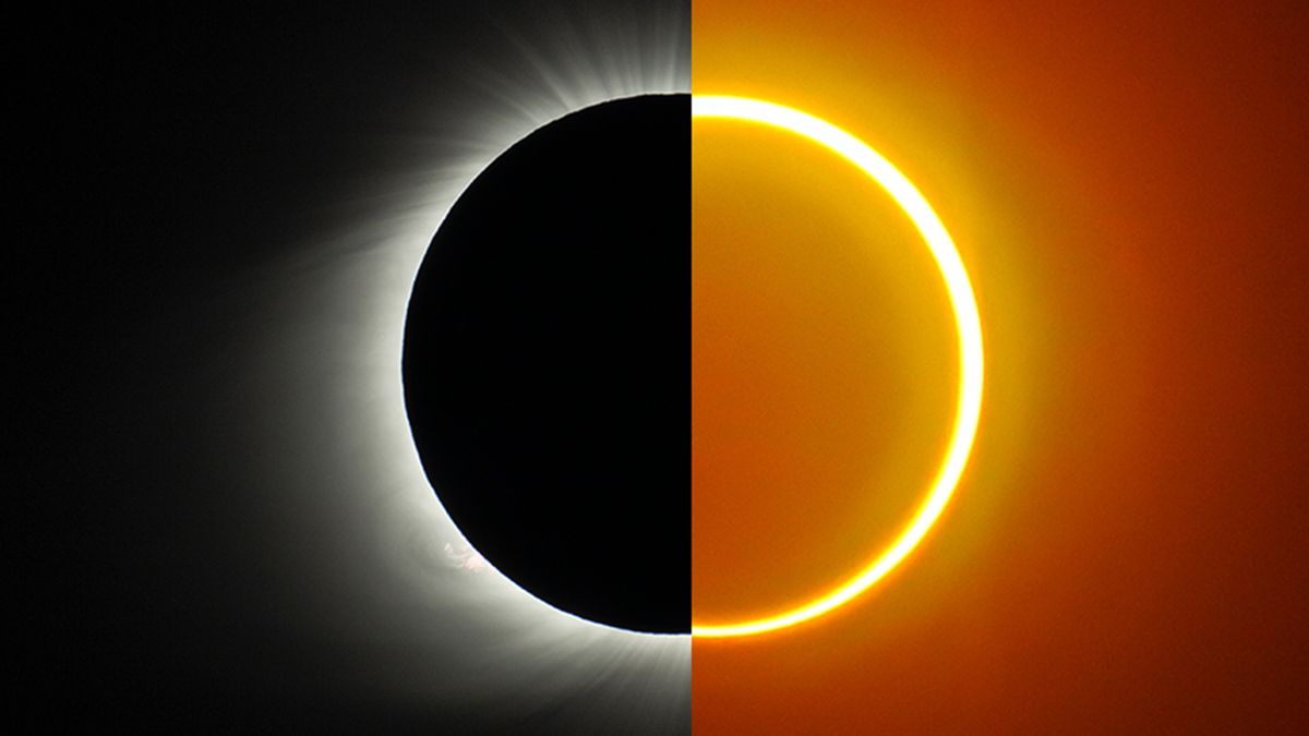 Este jueves se producirá un eclipse solar híbrido ¿se podrá ver en