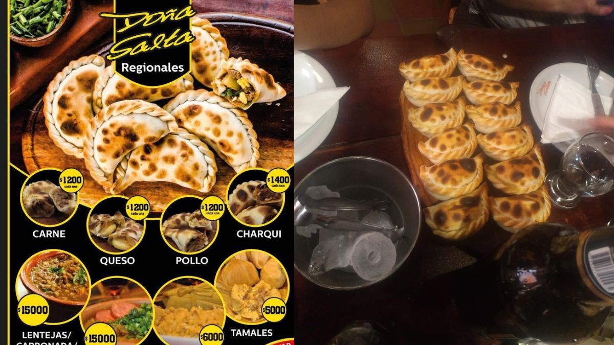 Empanadas en Doña Salta. Empanadas en Doña Salta.