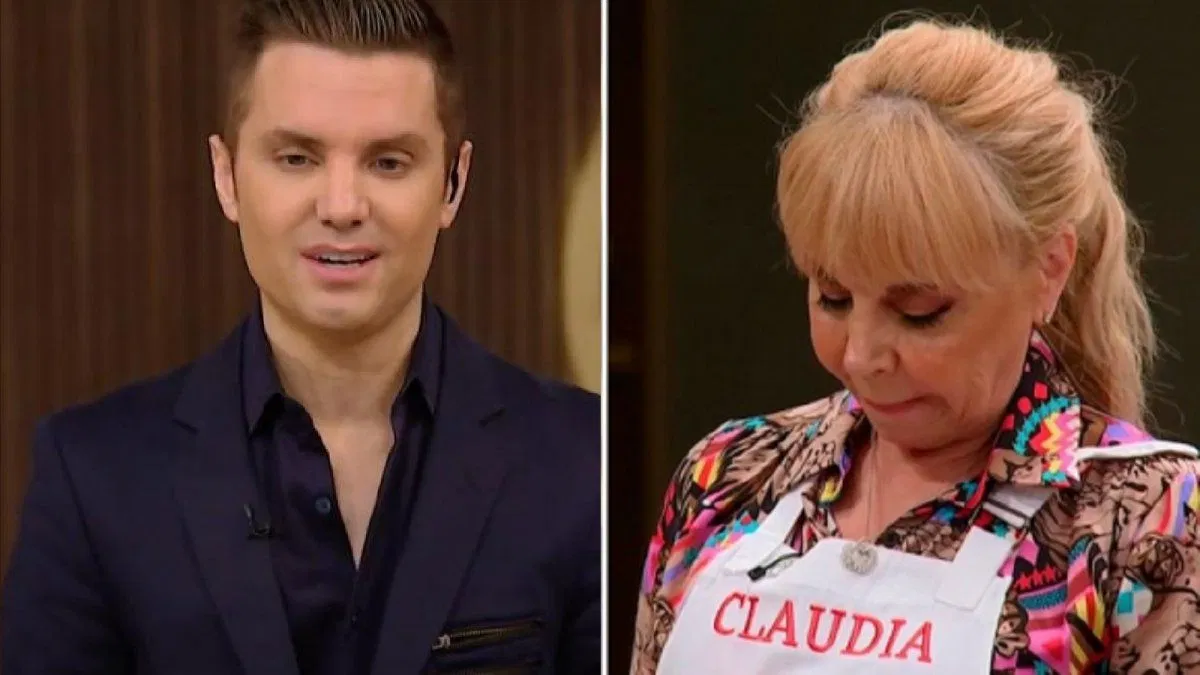 El cruce entre Claudia Villafañe y Santiago del Moro en MasterChef Celebrity